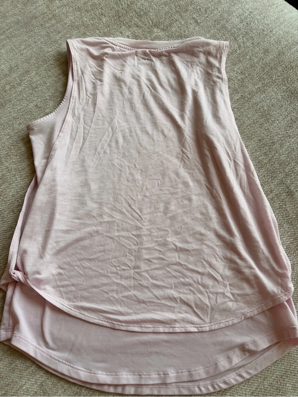 Athleta Pale Pink Muscle Tank